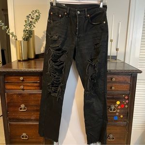 Levi’s Premium distressed 501 jeans size 0